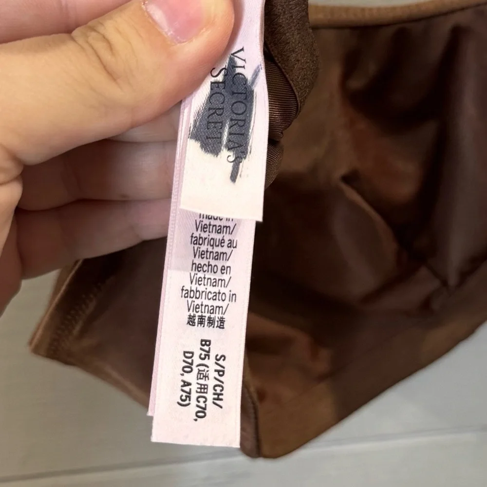 Victoria's Secret | NWOT Very Sexy Bralette Brown Embellished Women's Size Small